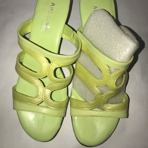 Lime Dual Loop Strap Shoe